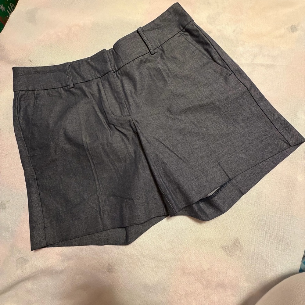 Ann Taylor Charcoal Gray Dress Shorts
